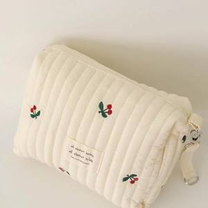 Nouvelle sacoche à <span class=keywords><strong>langer</strong></span> portable pour poussette, brodée ours mignon, avec fermeture éclair, idéale pour le printemps et les voyages - Product Image 4