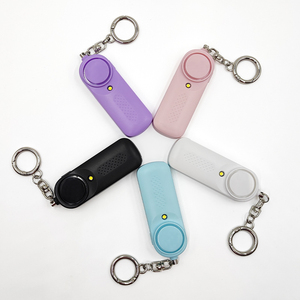 Phụ Nữ an toàn cá nhân báo động 130dB Loud Siren LED <span class=keywords><strong>flash</strong></span> chống tấn công tự vệ an ninh Keychain đêm chạy thiết bị an toàn - Product Image 2