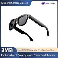Lunettes Intelligentes M01S à Technologie Avancée 800W avec Caméra HD, Reconnaissance d'Image, Traduction IA pour l'Audio et la Prise de Vue Intelligente - Chine