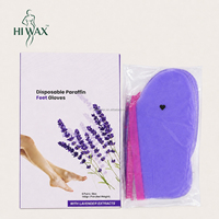 Ensemble de 6 paires de gants et chaussettes jetables en cire de paraffine pour soins hydratants des mains et des pieds, idéal pour les salons de manucure professionnels