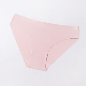 Fabriek Outlet Ropa Interieur De Mujer Comfortabele Onderbroek No Show Onzichtbaar Spreekloos Ijs Zijde Naadloze Slip Vrouwen Kort - Product Image 6