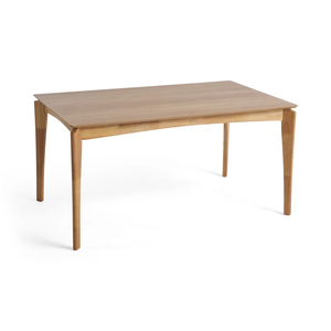 Classic Oak <b>Wood</b> Dining <b>Table</b> <b>Solid</b> Hardwood Construction Natural Finish Dining <b>Table</b> for Home Kitchen Restaurant Dining Room - Product Image 1