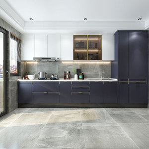 Petite armoire de <span class=keywords><strong>cuisine</strong></span> moderne de luxe, ensemble d'armoires de <span class=keywords><strong>cuisine</strong></span> imprimées en acier inoxydable, grandes armoires simples, île de <span class=keywords><strong>cuisine</strong></span> - Product Image 2