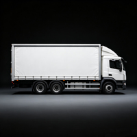Semi-remorque à rideaux latéraux entièrement ouvrables sur 3 essieux, 40 pieds, haute capacité de charge, pour le transport de marchandises palettisées et la logistique des boissons
