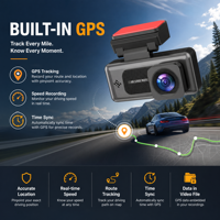 Nouvelle caméra embarquée HD 4K+1080P Wifi GPS double objectif, caméra de tableau de bord 4K, DVR de voiture, double objectif avant et arrière 4K+1080P, WIFI GPS, caméra embarquée 4K