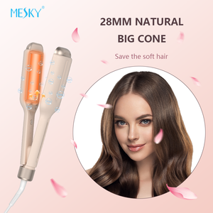 Mesky New Design 28mm 13mm Lockens tab Tragbare rosa Ei Haar Locken wickler Rollen Negative Ionen - Product Image 2