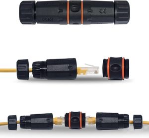 IP68 PA66 CAT 6A không thấm nước Inline Coupler <span class=keywords><strong>RJ45</strong></span> <span class=keywords><strong>8P8C</strong></span> kết nối - Product Image 5