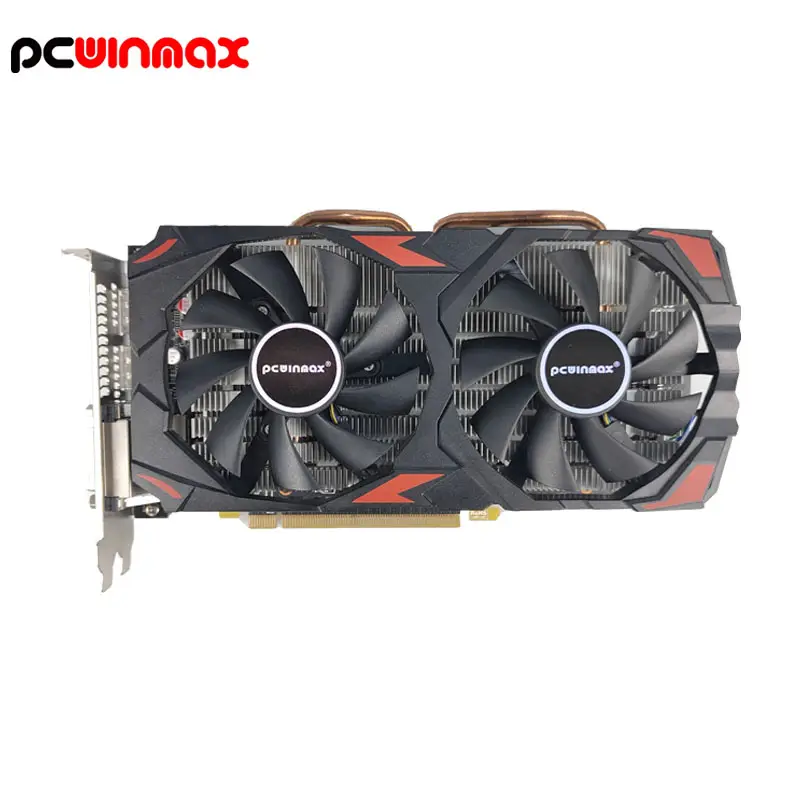 PCWINMAX شرائح الأصلي RX580 8GB GPU بطاقة جرافيكس