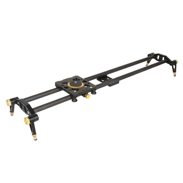 60cm Aluminum Alloy Splicing Slide Rail Track Video Pulley Rolling Dolly Car for SLR Cameras / Video Cameras