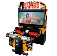 Simulateur de tir vidéo de tir au pistolet dans une arcade de centre commercial, machines de jeux de tir au pistolet