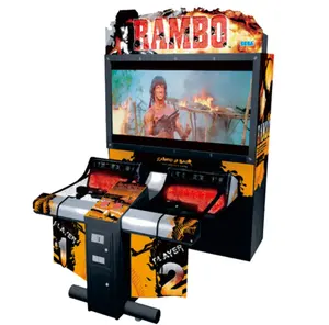 Vergnügung spark Münz betriebene 55LCD Simulator Pistole schießen Rambo Arcade-Maschine