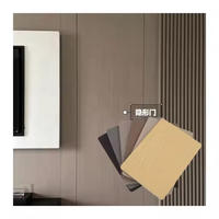 Panneau mural en fibre de bambou, grain de bois, moderne, écologique, résistant à l'humidité, antistatique, PVC, décoration intérieure, chambre à coucher, villa