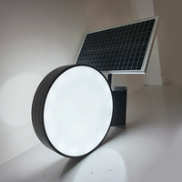 Boîte à lumière LED extérieure à énergie solaire de haute qualité écologique Boîte en feuille acrylique personnalisée pour enseigne publicitaire