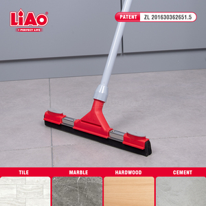 LiAo Chất Lượng Cao Xử Lý Dài Tầng <span class=keywords><strong>Squeegee</strong></span> Blade Wiper Với Đầu Thép Không Gỉ - Product Image 3