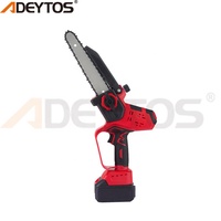 Mini tronçonneuse électrique sans fil à batterie, scie électrique portative pour la coupe du bois et l'élagage des arbres, vente chaude