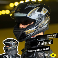 Superbe Casque Moto Intégral Homologué DOT en ABS avec Double Visière Anti-buée et Ventilation pour la Conduite Urbaine – Vente en Gros
