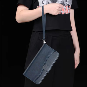 Cartera de Negocios de Cuero PU, Funda para Teléfono Móvil con Espacio para Tarjetas, para Samsung <span class=keywords><strong>Galaxy</strong></span> S25 S24 S23 Ultra Plus, para <span class=keywords><strong>iPhone</strong></span> 17 16 15 14 Pro Max - Product Image 4