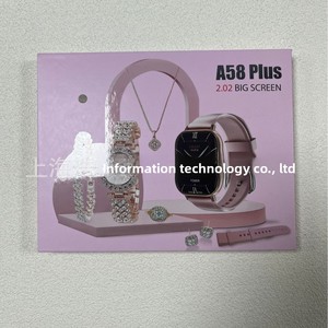 Montre connectée A58 Plus pour <span class=keywords><strong>femme</strong></span>, modèle exclusif, best-seller transfrontalier, avec fonction d'appel et suivi de la fréquence cardiaque - Product Image 4