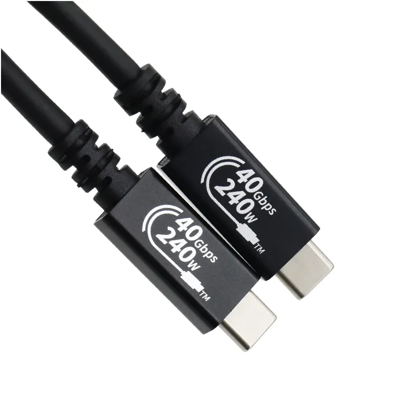 Individuelles 240 W 40 Gbps USB 4.0 TO C Kabel Schnelles Datenkabel für 8 K Datenerweiterung USB CTIOP-C Schnelles Kabel 1 M/1,5 M