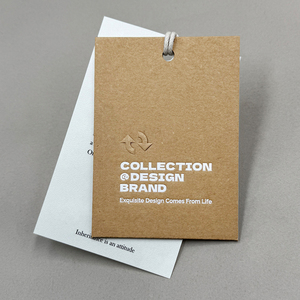 Etiquetas para Ropa con Envío Inmediato, Impresión UV, Grabado en Relieve, Logotipo Personalizado, Entrega Rápida, Etiquetas de Papel para Calzado - Product Image 1