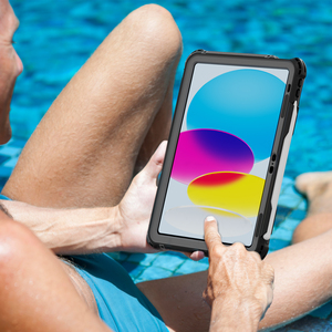 Étui étanche IP68 pour iPad A16 11e génération 11'' 2025 10e génération 10.9 avec support pour stylet, béquille, cordon et protection intégrale contre les chocs - Product Image 6