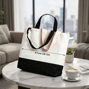 Sublimation Tote <b>Bags</b> for <b>Heat</b> Transfer Printing Custom Logo Blank Canvas Square Shape Classic Style DIY Crafting & Shopping Use - Product Image 4