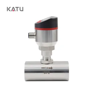 Medidor de flujo de turbina para agua y aceite, pantalla digital colorida FM120 de alta calidad, artículo superventas de la marca KATU