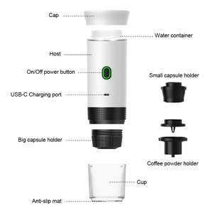 小型キッチン家電商用カプセルマシン家庭用ポータブル電気コーヒーメーカー - Product Image 5
