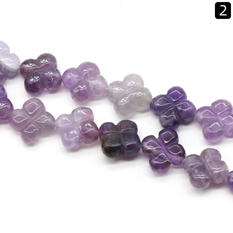อเมทิสต์ 14มม.(15ชิ้น)
