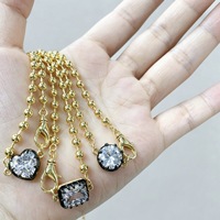 Collier pendentif en cristal de zircon CZ D1042, collier à perles pour femmes, vente en gros