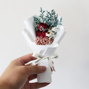 Ramo <span class=keywords><strong>de</strong></span> Flores Miniatura al por Mayor, Flores Secas Naturales, Ramillete para Decoración <span class=keywords><strong>de</strong></span> Fiestas, Bodas y Navidad - Product Image 1