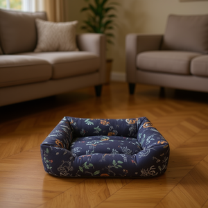 Cuccia Quadrata in Seta per Cani con Fondo Antiscivolo 52*70cm, Lussuosa Biancheria da Letto per Animali Domestici - Product Image 2