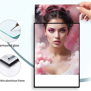 Wall Poster Display <b>Advertising</b> <b>Light</b> <b>Box</b> Acrylic Crystal Restaurant Menu Sign Board <b>Light</b> <b>Box</b> - Product Image 1