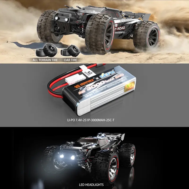 MJX HyperGo14210ブラシレスモーター1/14 RTR 55KM/H高速