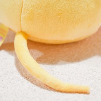 Jouet en peluche personnalisé, petite souris de couleur crème, peluche douce, animal mignon, poupée pour cadeau, design personnalisé pris en charge, porte-clés en peluche personnalisé