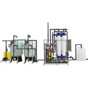 small desalination plant Industrial treatment reverse osmosis UF filter membrane plant 6T RO water system