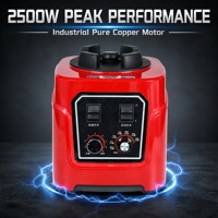 Mixeur Commercial Professionnel Haute Vitesse 4L Robuste 2500W pour Hôtels, Bars à Jus, Usage Domestique et en Camping-Car