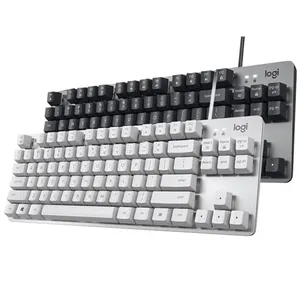 Original K835 Wired Keyboard TKL Gaming Mechanische Tastatur 84-Tasten-Rot/Blau-Schalter