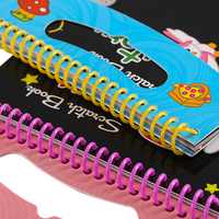 Papier à gratter magique arc-en-ciel de haute qualité pour loisirs créatifs, livre de dessin à gratter pour enfants, papier noir
