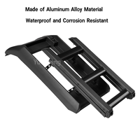Accessoire d'échelle arrière en aluminium durable pour BYD Leopard Titanium 3 7, échelle de hayon de voiture, marchepied latéral pliable, accessoires d'échelle
