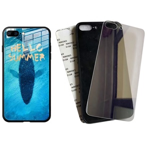 Funda de teléfono de vidrio templado 2D, cubierta de teléfono en blanco por sublimación 2022 para iPhone 11 12 13 Promax Samsung Huawei iPhone - Product Image 1