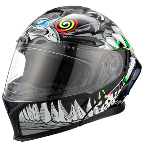 Cascos de Motocicleta Integrales de Seguridad Universales ECE/DOT, Casco Integral para Hombre, Modelo 501 - Product Image 1