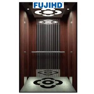 FUJIHD מעלית בשימוש נרחב מודרני מסחרי נמוך רעש נירוסטה מעלית נוסע