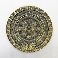 Mexique civilisation maya pyramide médaille commémorative maya personnalisé médaillon maya souvenirs culture cadeaux