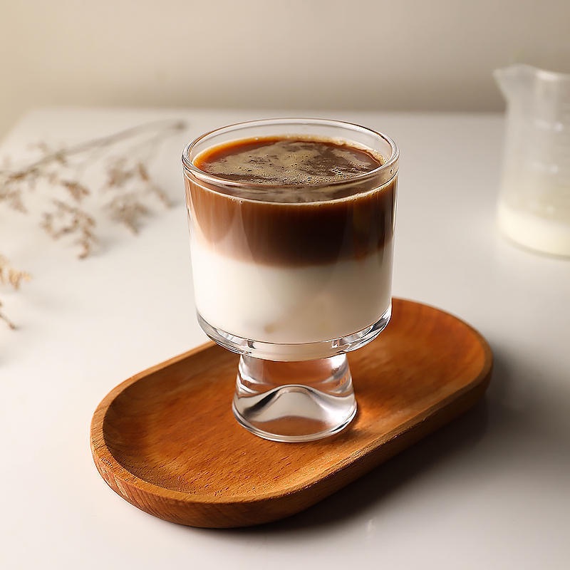 10oz High-quality ice cream cup, high-value glass cup, coffee juice water cup