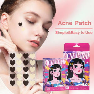 Patchs anti-acné hydrocolloïdes bicolores Kawaii, autocollants invisibles pour imperfections, compatibles avec les couvre-boutons, patchs de beauté pour les soins de <span class=keywords><strong>la</strong></span> peau - Product Image 2
