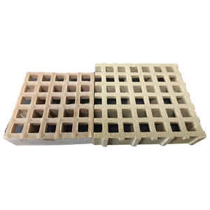 Grille en PRV/GRP moulée haute résistance <span class=keywords><strong>20x20</strong></span>/40x40mm, épaisseur 40mm, mini maille, pour passerelle marine - Product Image 3