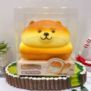 Jouet en peluche créatif anti-stress en forme de pain de chien Chai, à rebond lent, mignon, simulation alimentaire, jouet de décompression - Product Image 3