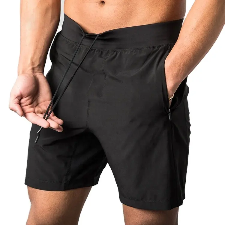 OEM Custom mens athletic gym activewear 100% Polyester Dry Fit Running Shorts For Men