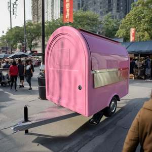 Camions de nourriture de Van rond de haute qualité/voitures de <span class=keywords><strong>remorque</strong></span> de vente de nourriture/remorques de nourriture de BBQ - Product Image 4